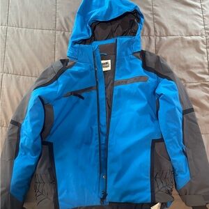 Spyder Blue and Gray Kids Jacket